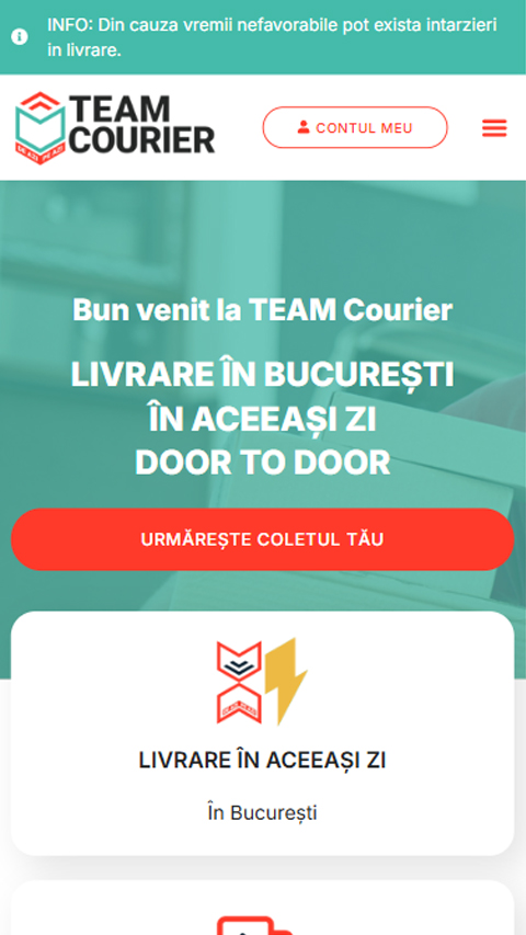 site web teamcourier
